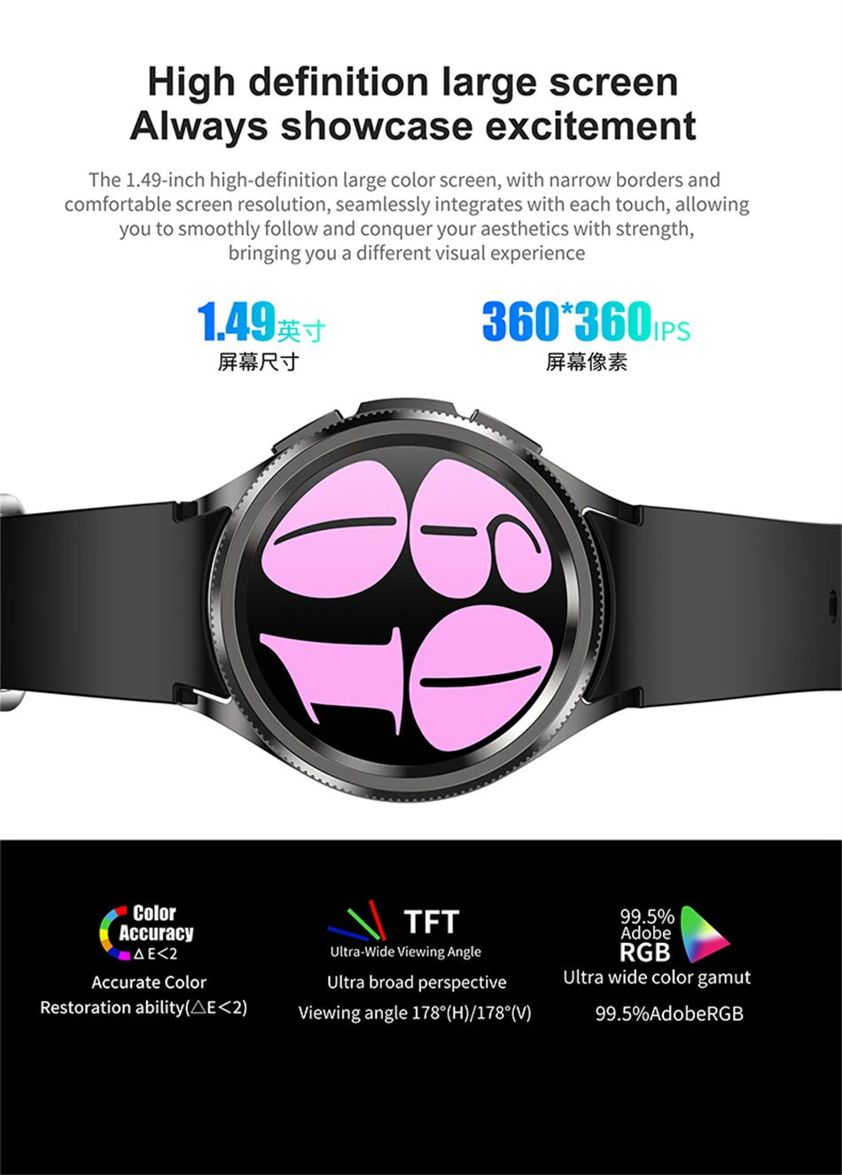 Smart Watch 6 Classic Bluetooth Call Fitness & Health Tracker