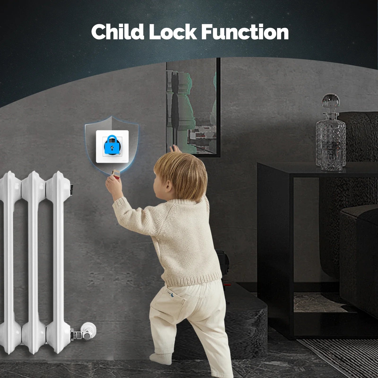 Tuya Zigbee Smart Knob Thermostat