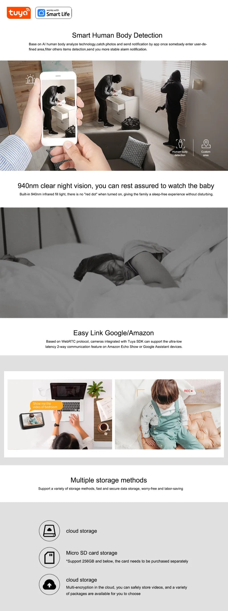 Tuya 1080p Wi-Fi Smart Security Camera