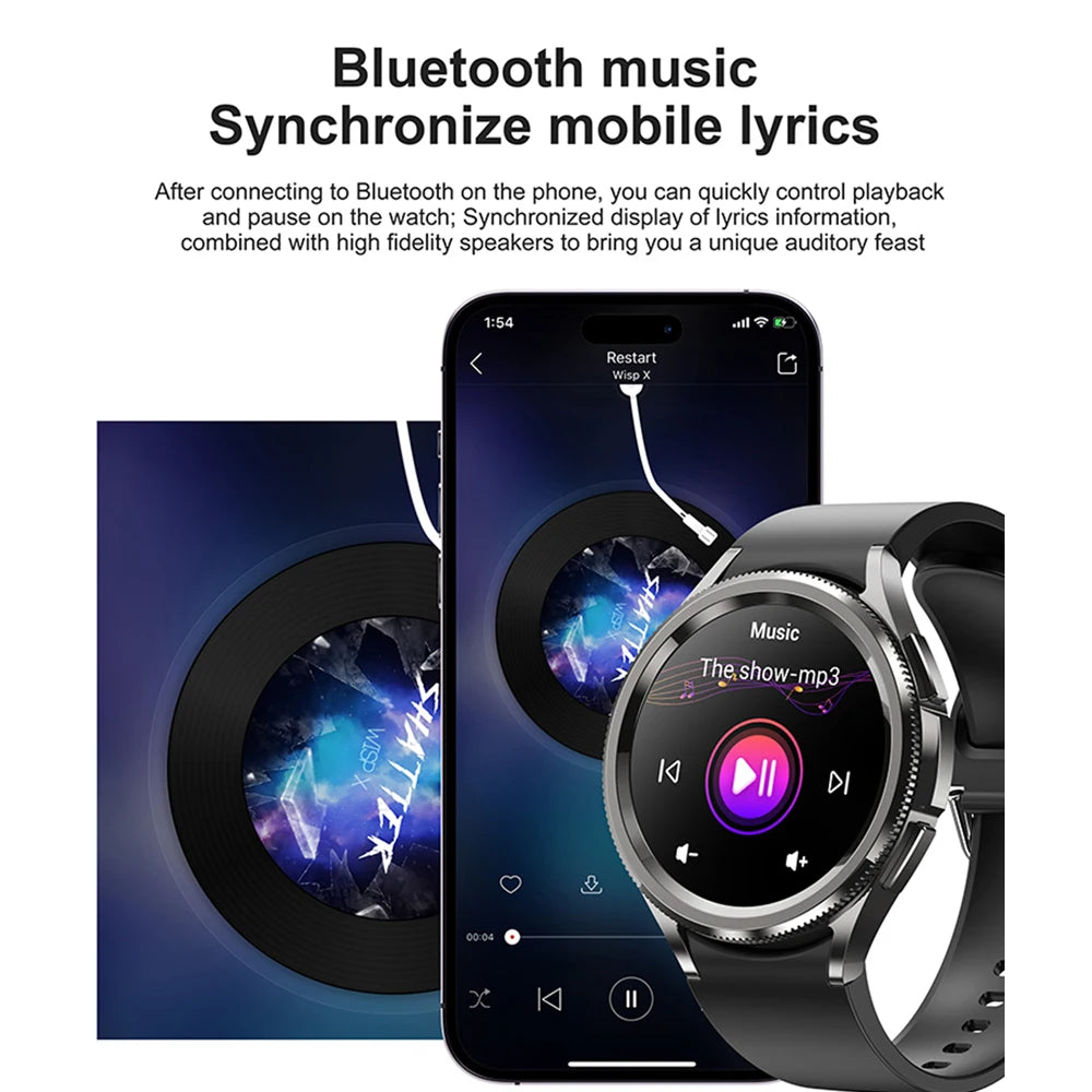 Smart Watch 6 Classic Bluetooth Call Fitness & Health Tracker