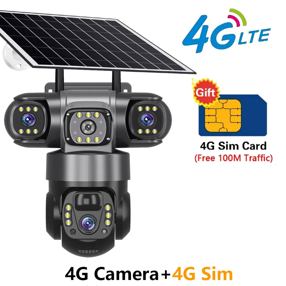 Solar 4G Outdoor Security Camera