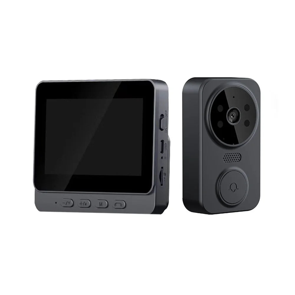 Wireless Smart Video Doorbell Camera with Night Vision & WiFi