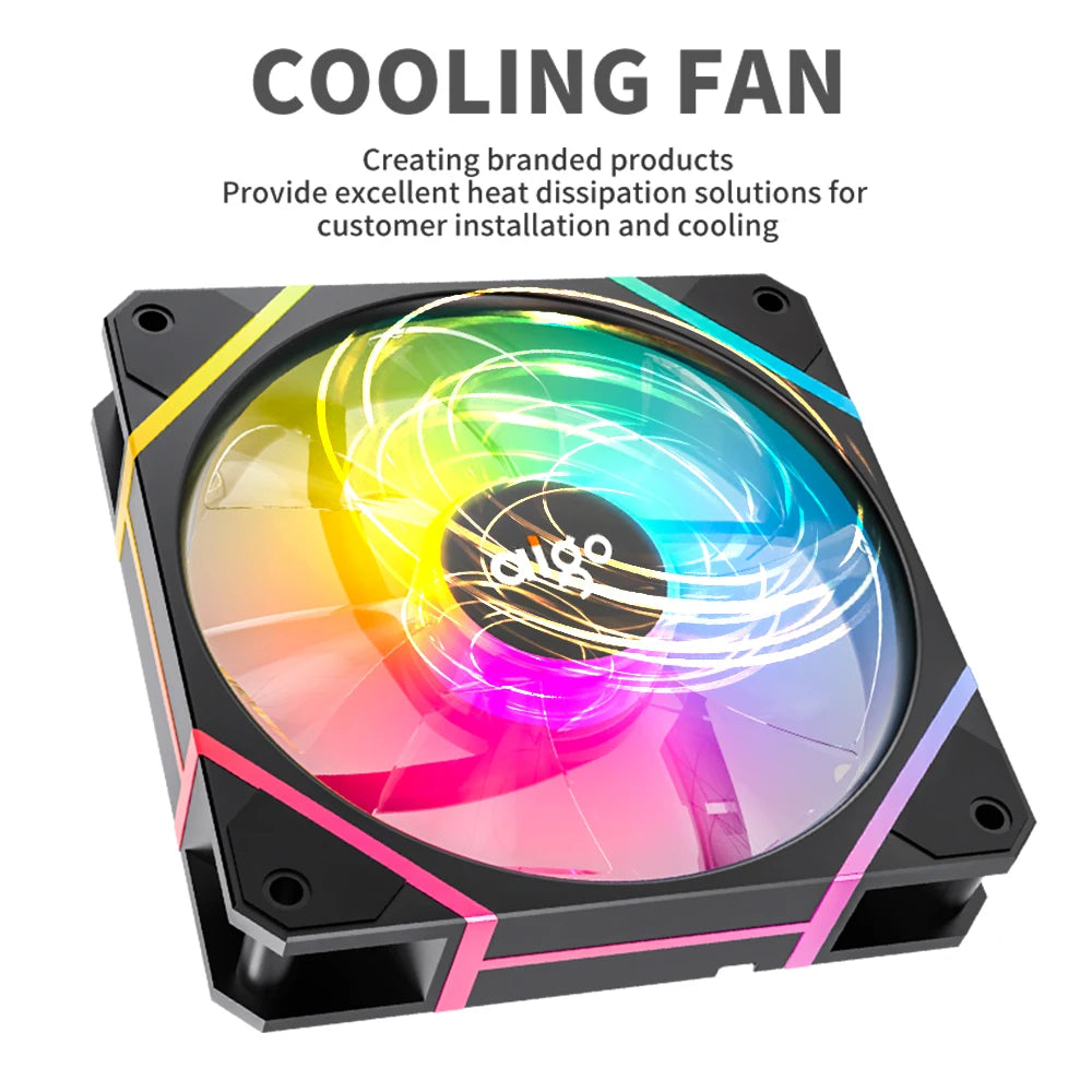 AM12 120mm ARGB PC Cooling Fan Kit