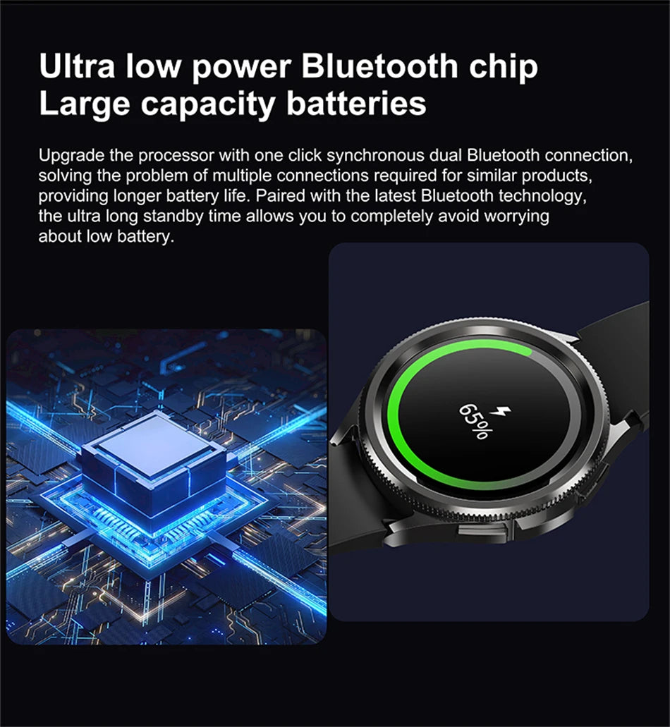 Smart Watch 6 Classic Bluetooth Call Fitness & Health Tracker