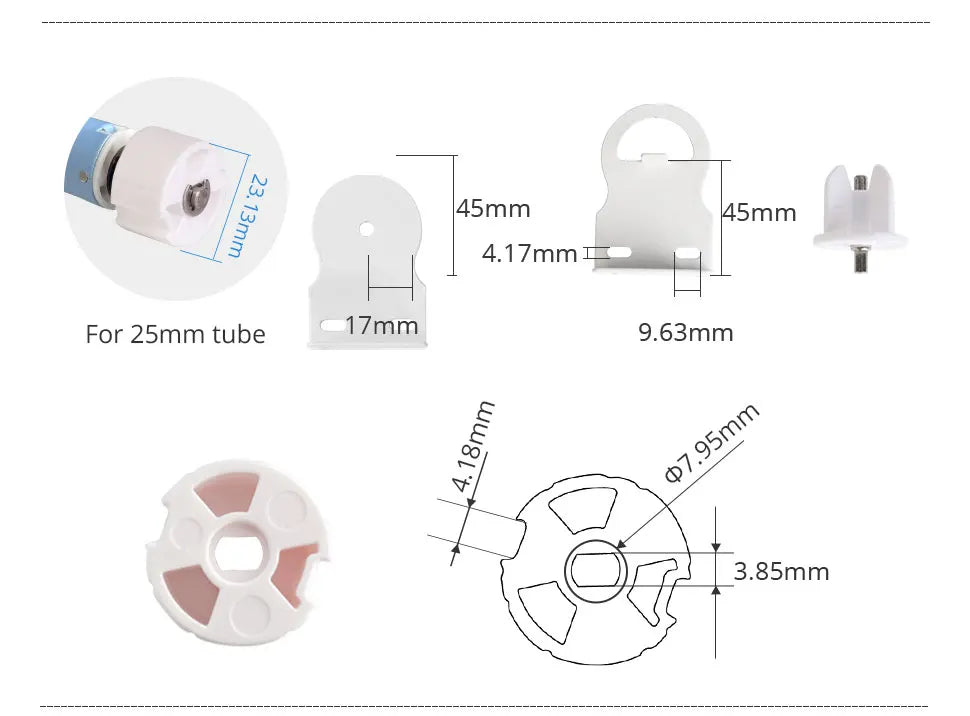 Zigbee Smart Roller Shade Motor