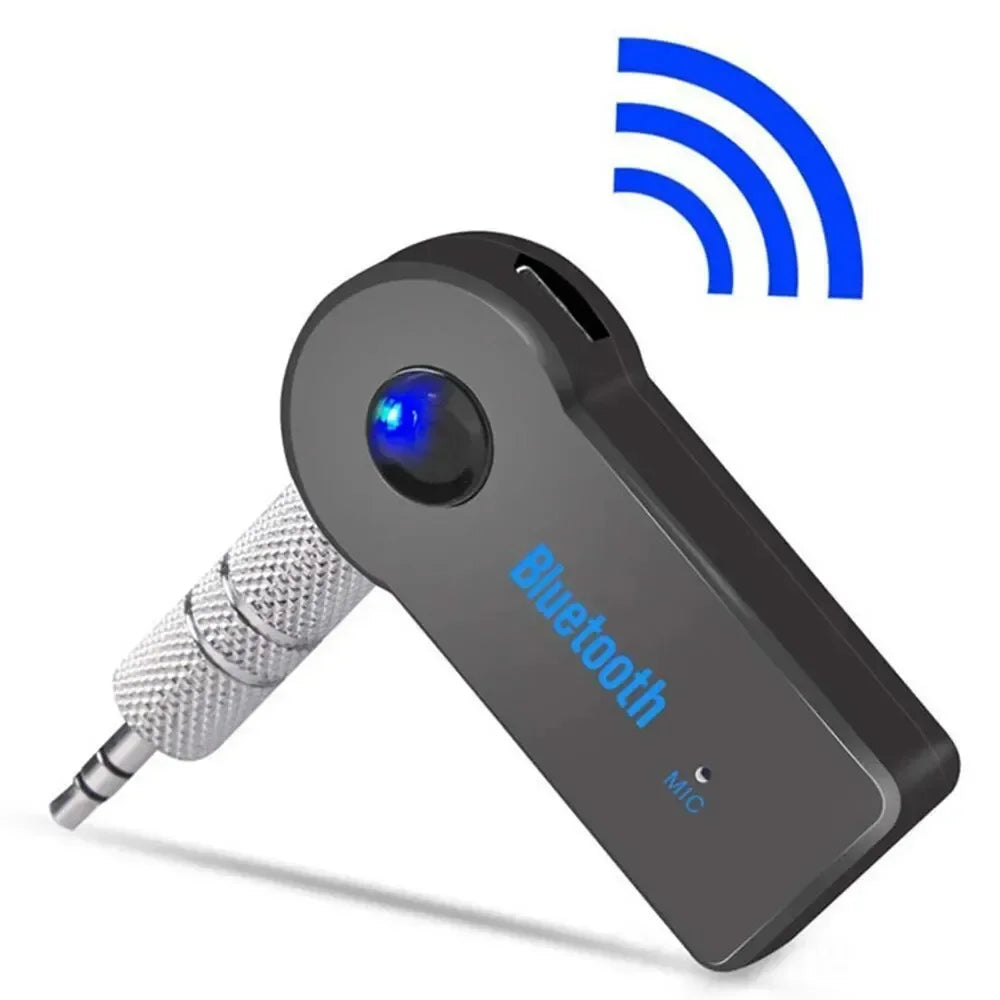Bluetooth 5.0 AUX Car Receiver with Hands-Free Audio Adapter
