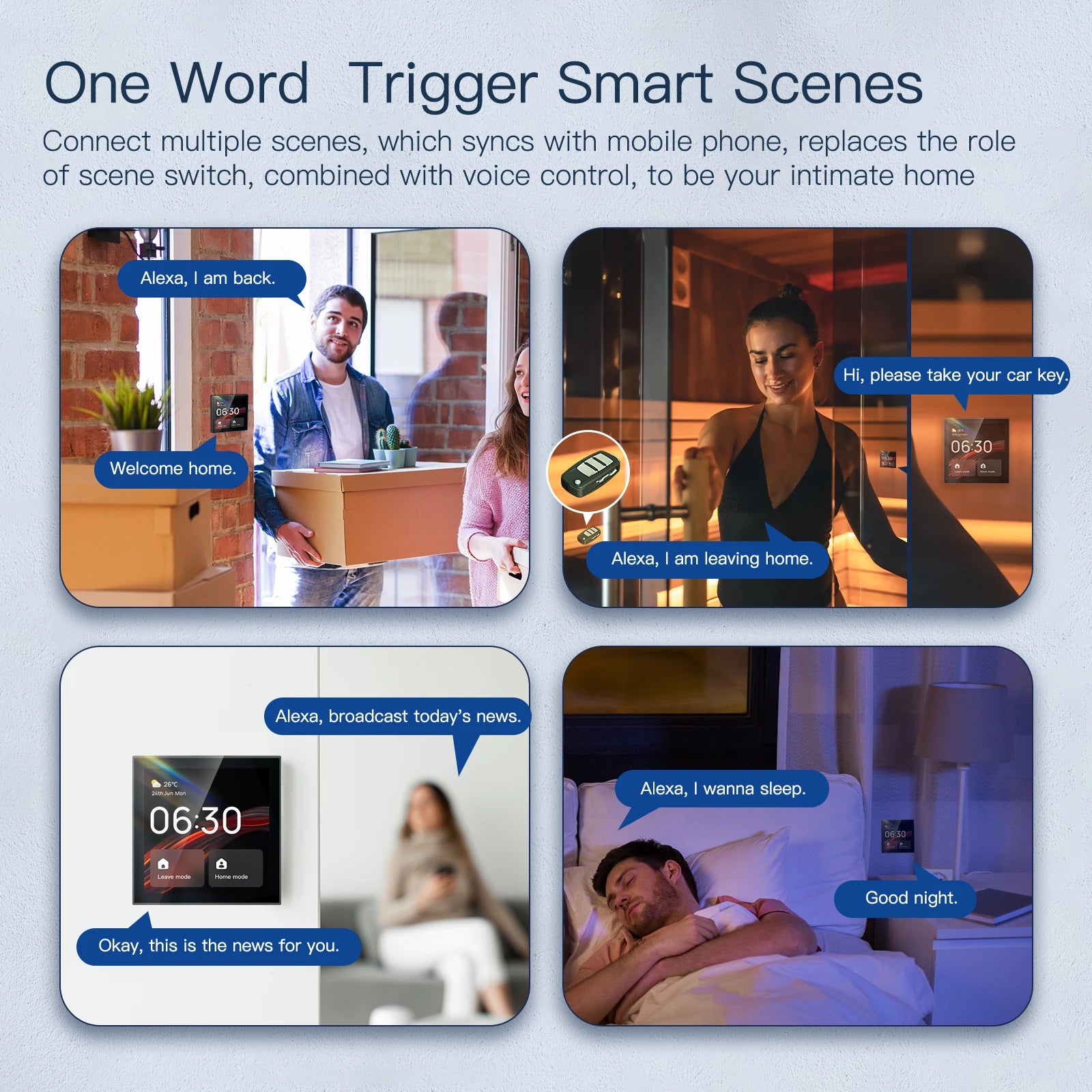 Tuya WiFi Smart Touch Control Panel