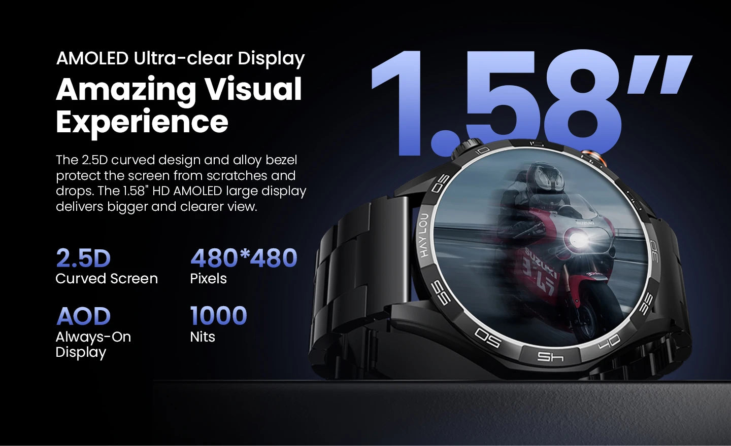 Solar 5 Voice Calling Smartwatch