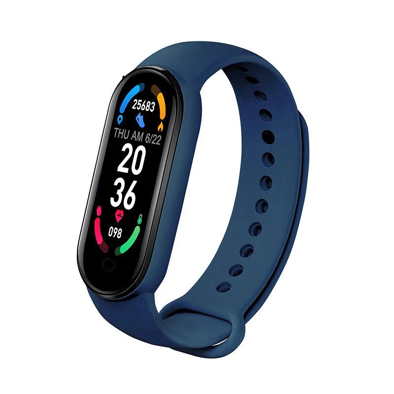 M6 Smart Watch Fitness Tracker with Heart Rate & BP Monitor