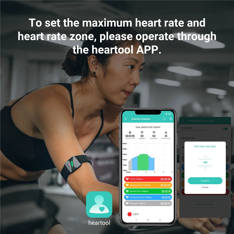 HW807 HRV Heart Rate Armband
