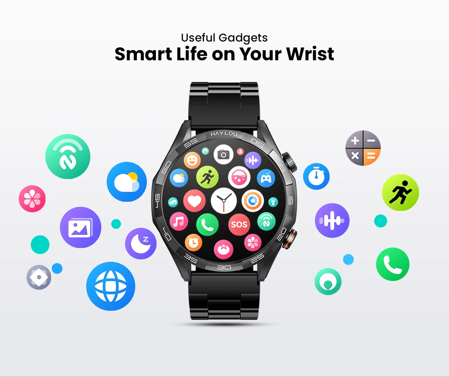 Solar 5 Voice Calling Smartwatch