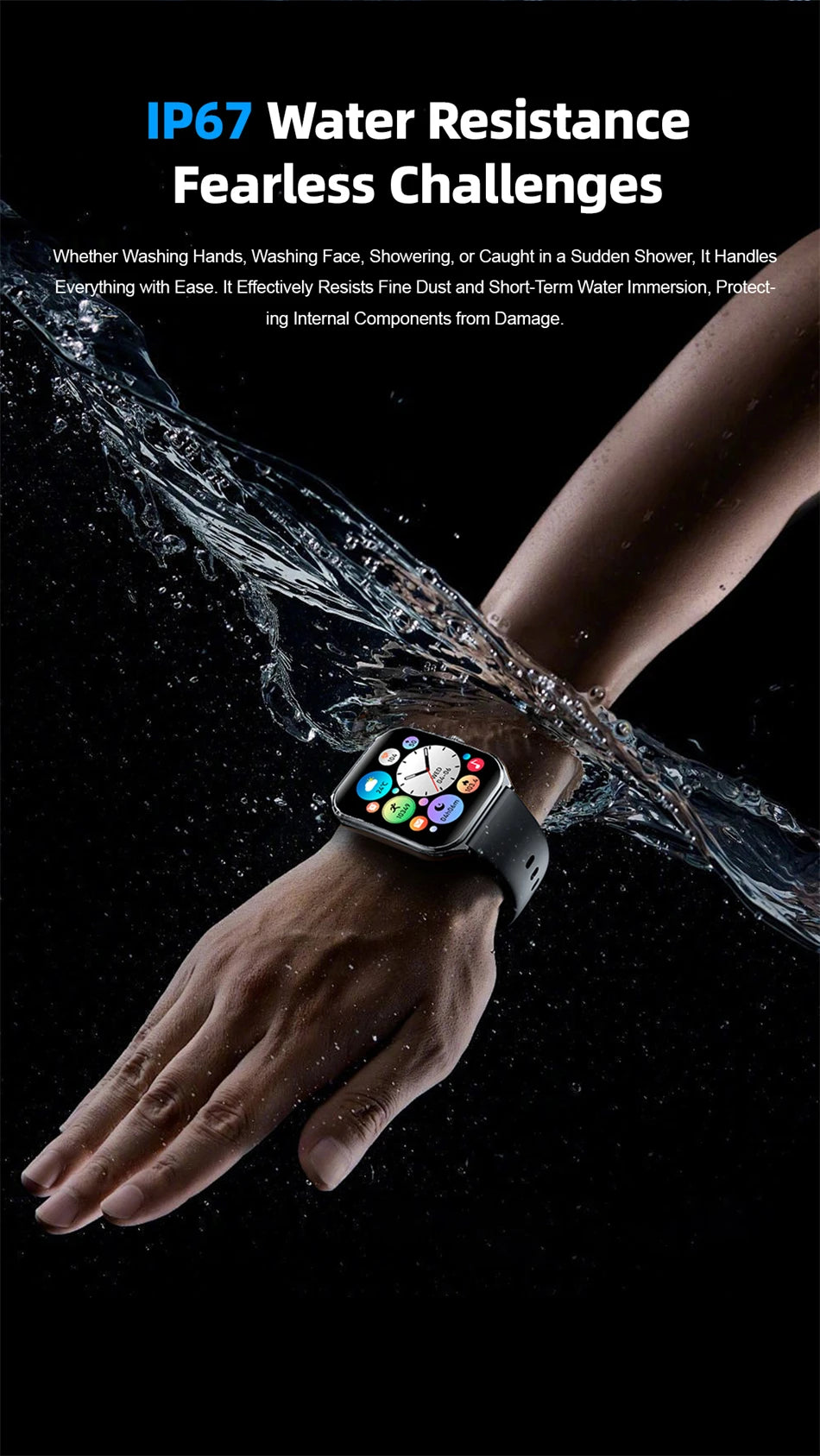2025 Ultra-Thin 7.5mm Smartwatch with 1.96" AMOLED Display