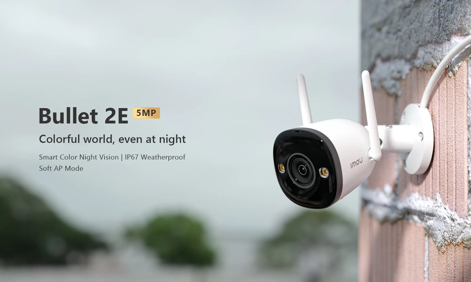 Bullet 2E 5MP Full-Color WiFi Camera