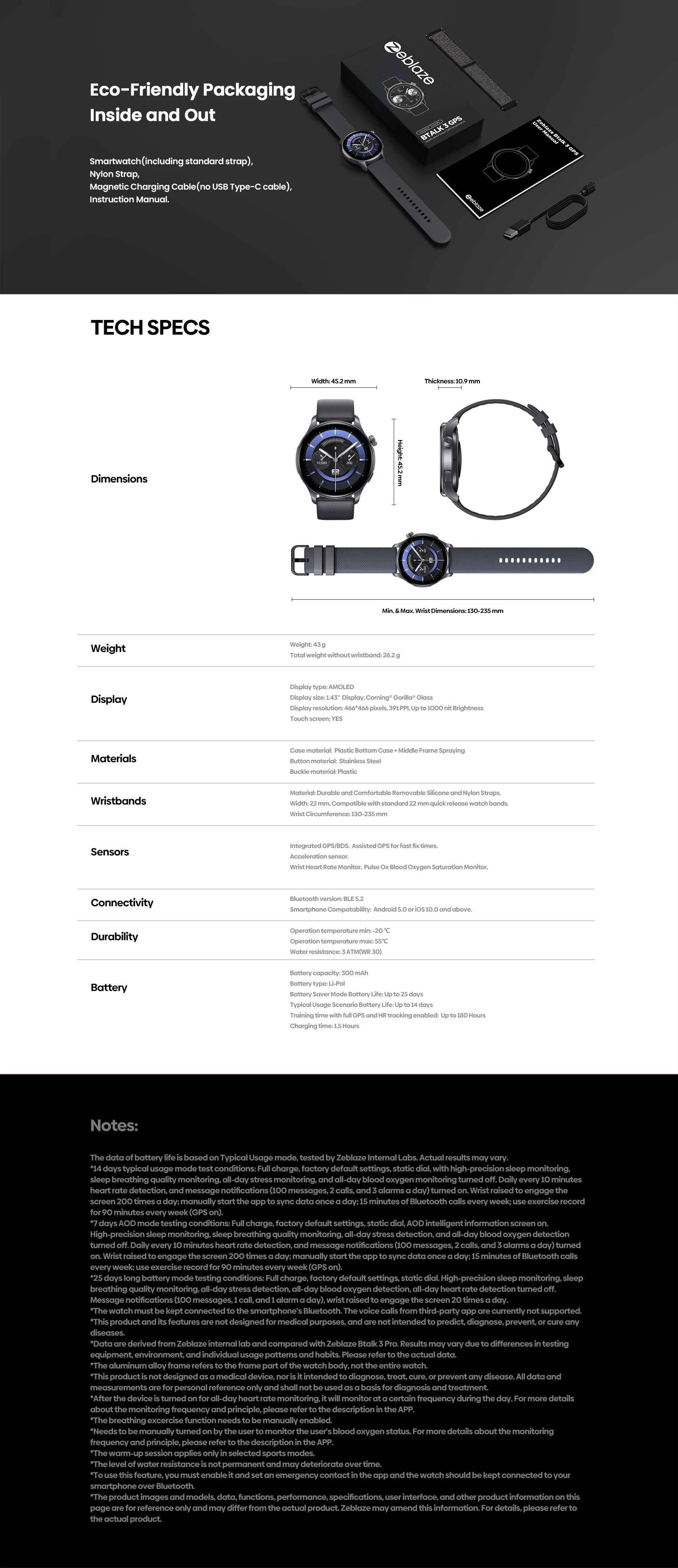 Btalk 3 GPS Smartwatch
