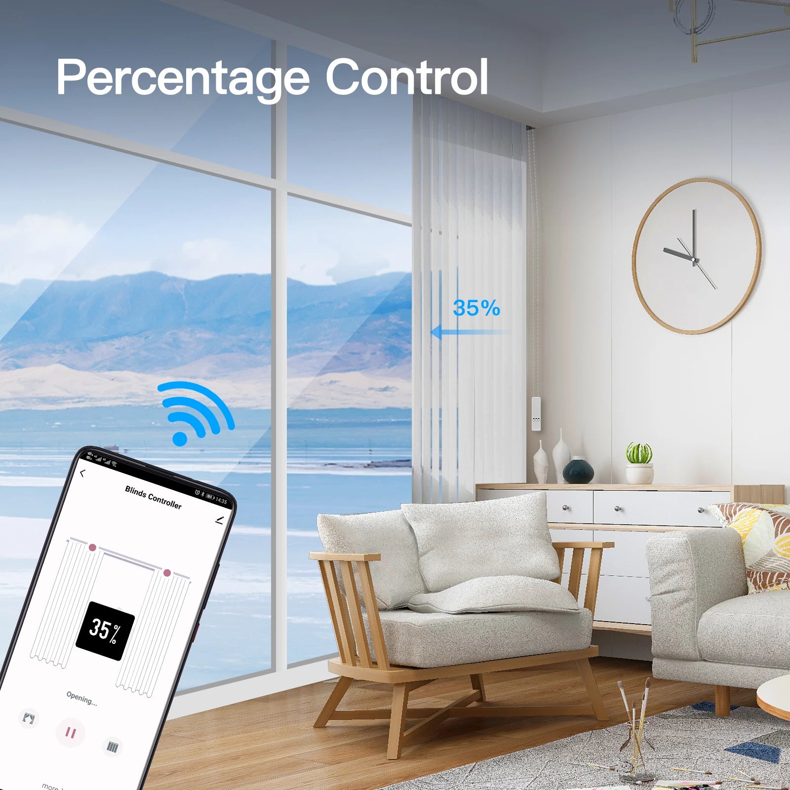 Tuya WiFi Smart Roller Blind Motor