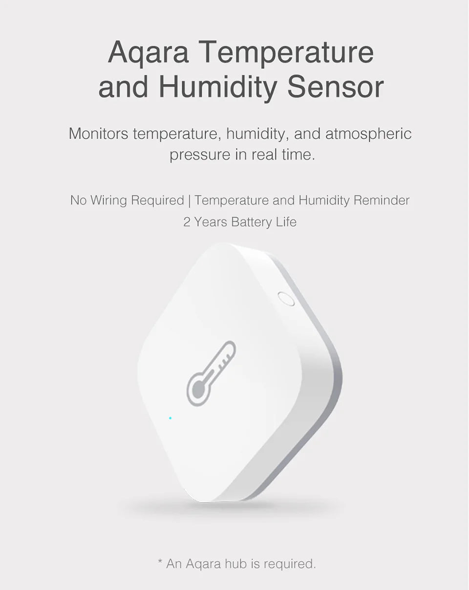 Zigbee Smart Temperature & Humidity Sensor