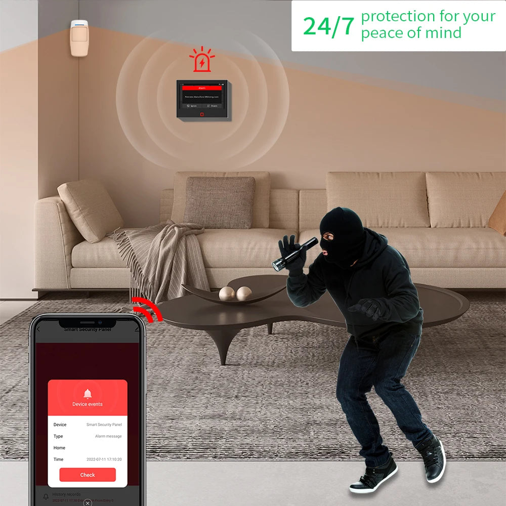 Staniot 7" WiFi 4G Smart Alarm System