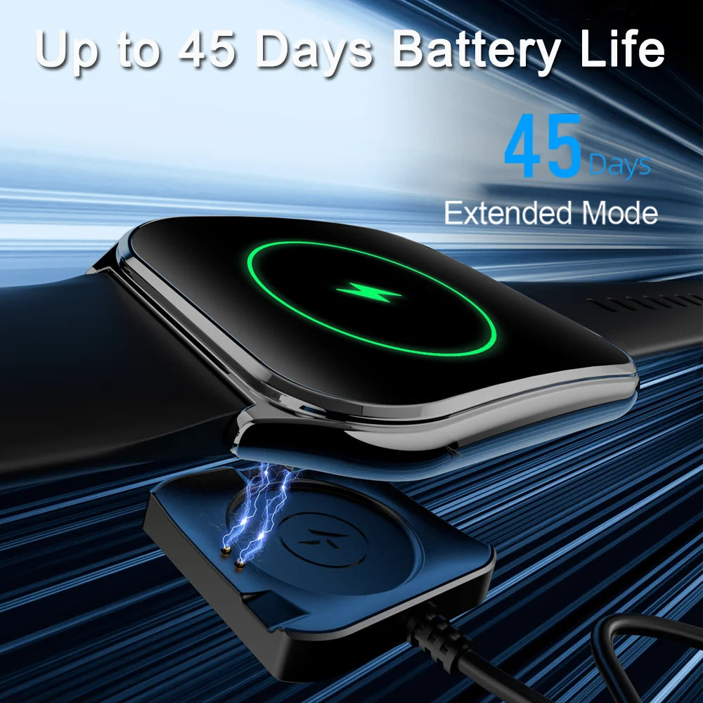 2025 Ultra-Thin 7.5mm Smartwatch with 1.96" AMOLED Display