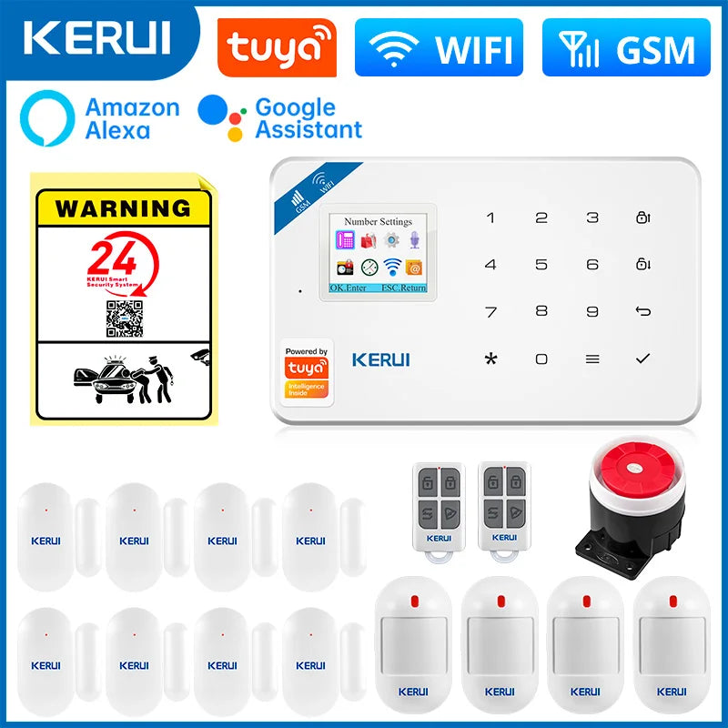 W181 Tuya Smart WiFi GSM Home Alarm