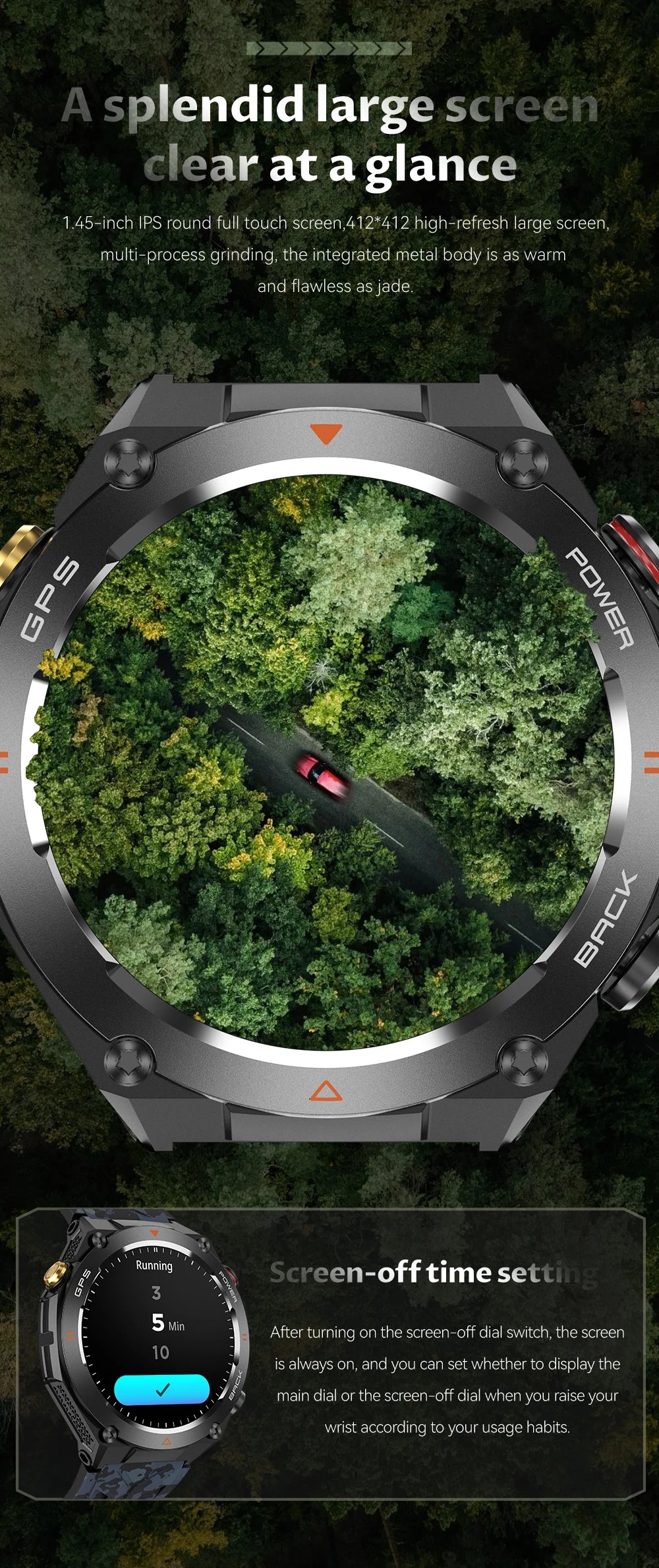 V75 GPS Smartwatch 2024