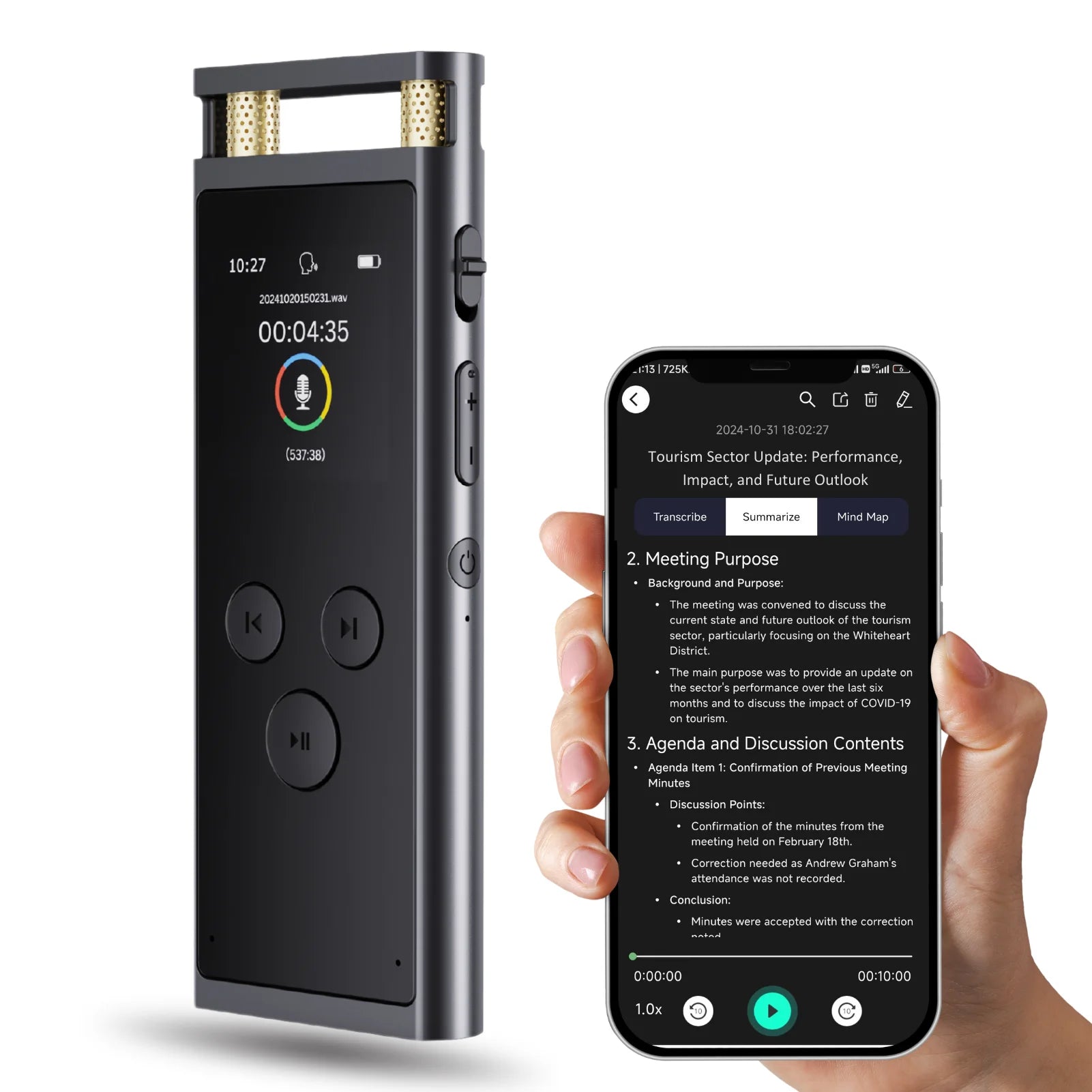 AI Voice Recorder 64GB