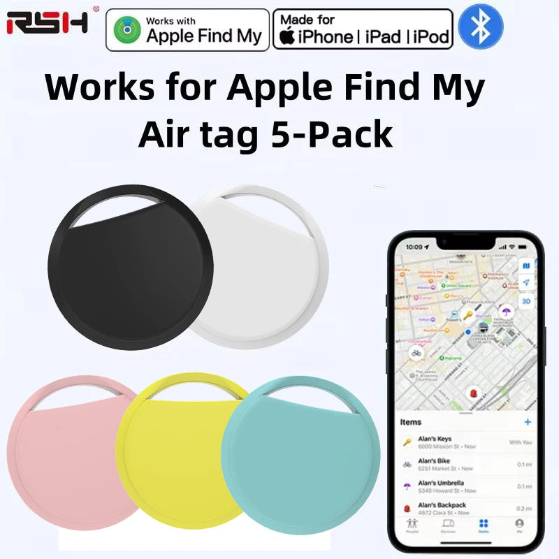 5-Pack Smart AirTag Tracker
