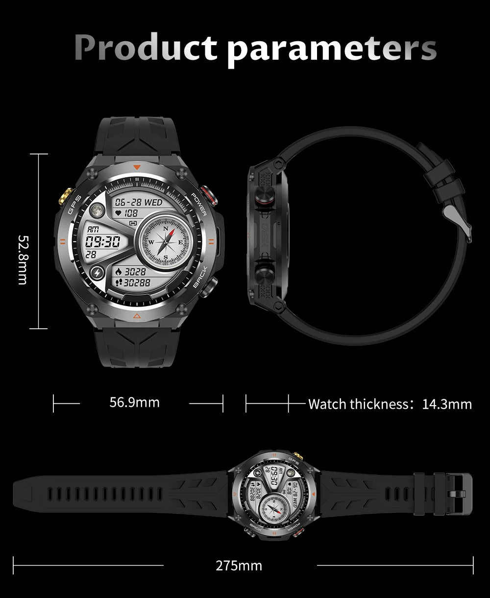 V75 GPS Smartwatch 2024