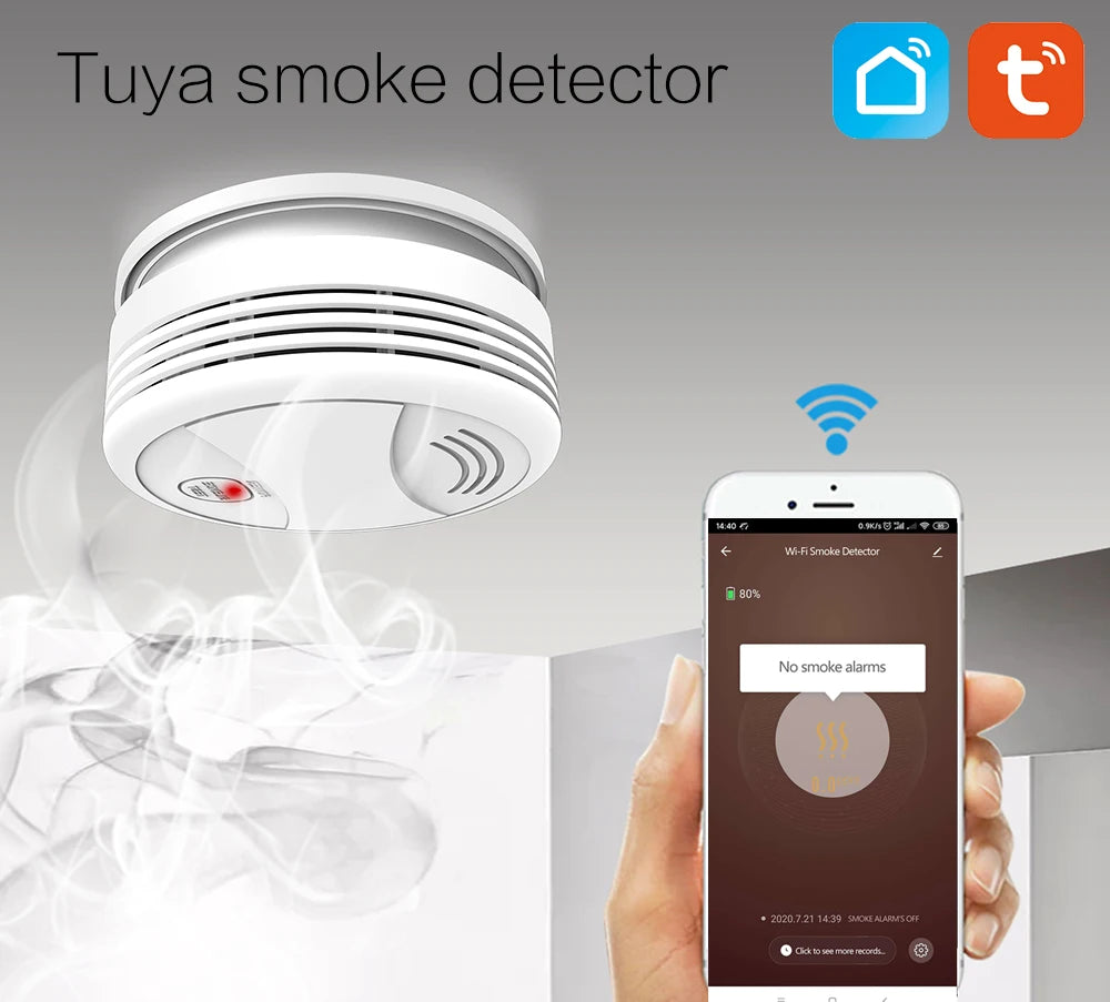Tuya WiFi Smart Smoke Detector