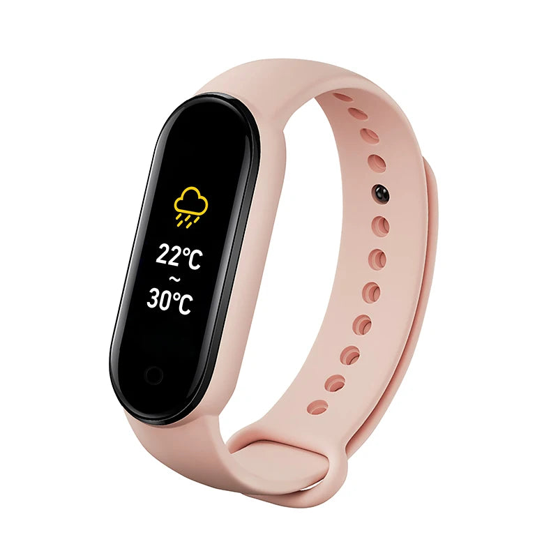 M6 Smart Watch Fitness Tracker with Heart Rate & BP Monitor