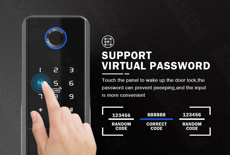 Tuya WiFi Fingerprint Smart Door Lock