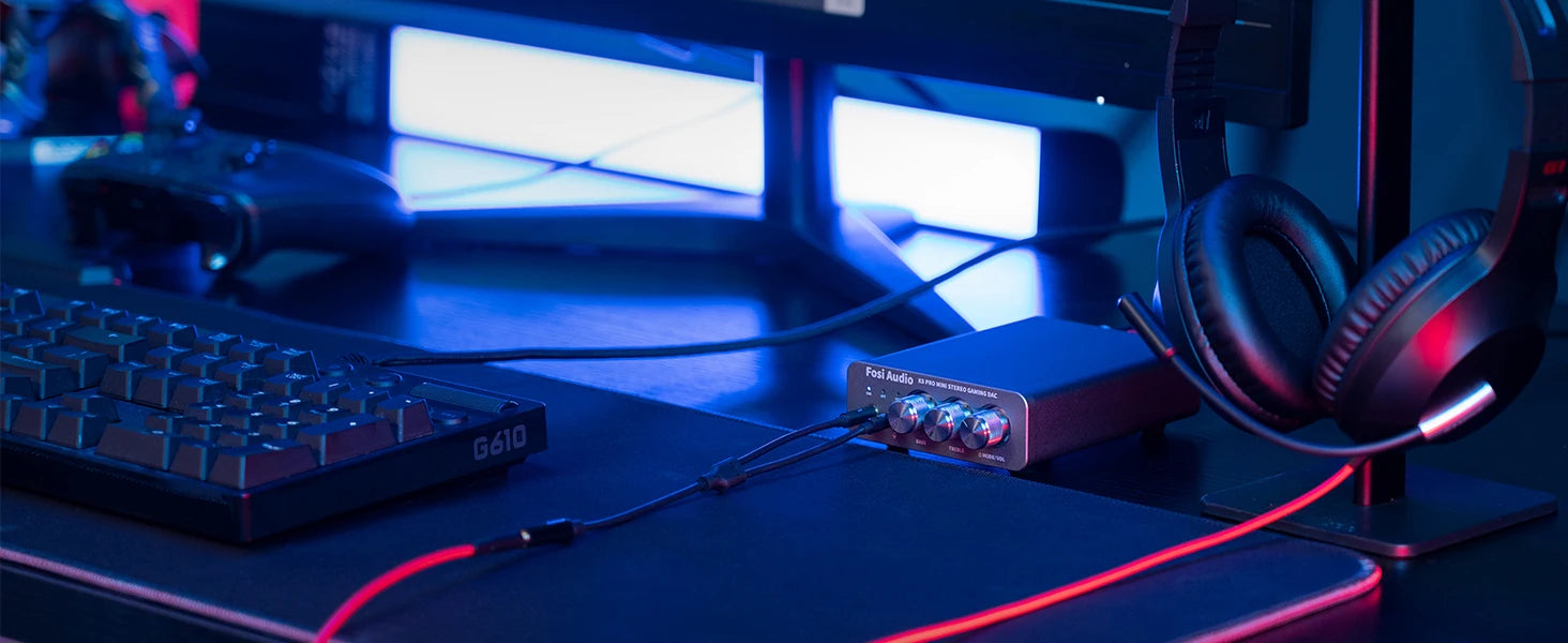 Fosi Audio K5 PRO USB DAC & Headphone Amp