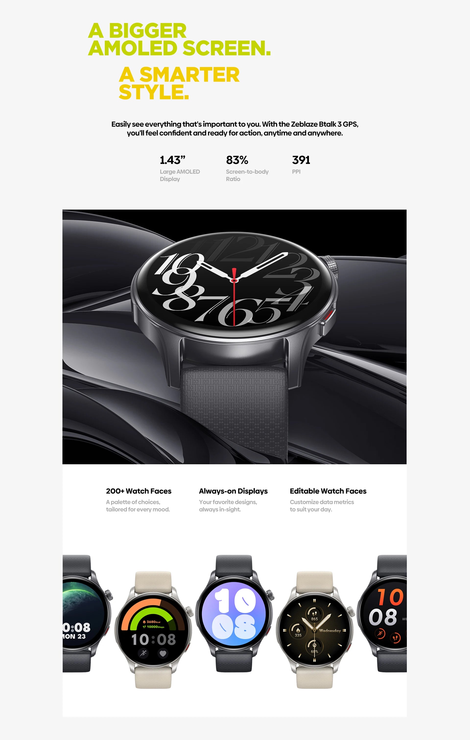 Btalk 3 GPS Smartwatch