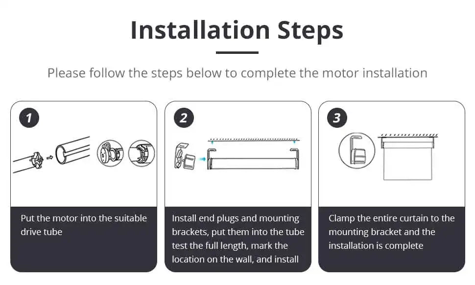 Zigbee Smart Roller Shade Motor