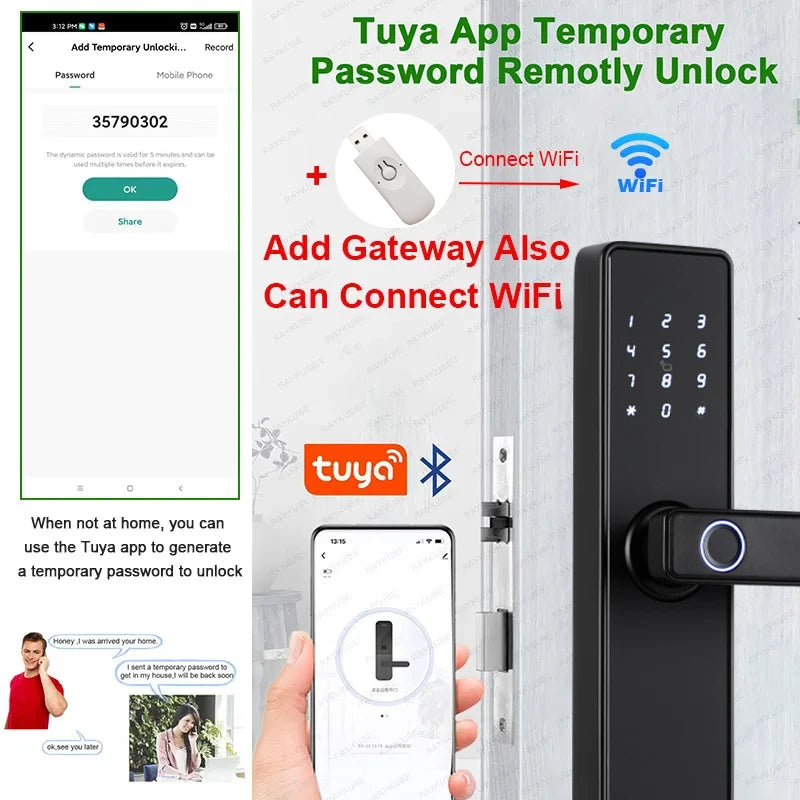 K20 Biometric Fingerprint Smart Door Lock