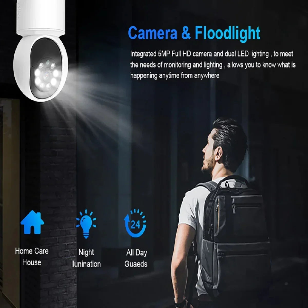 8MP Smart WiFi PTZ Indoor Security Camera