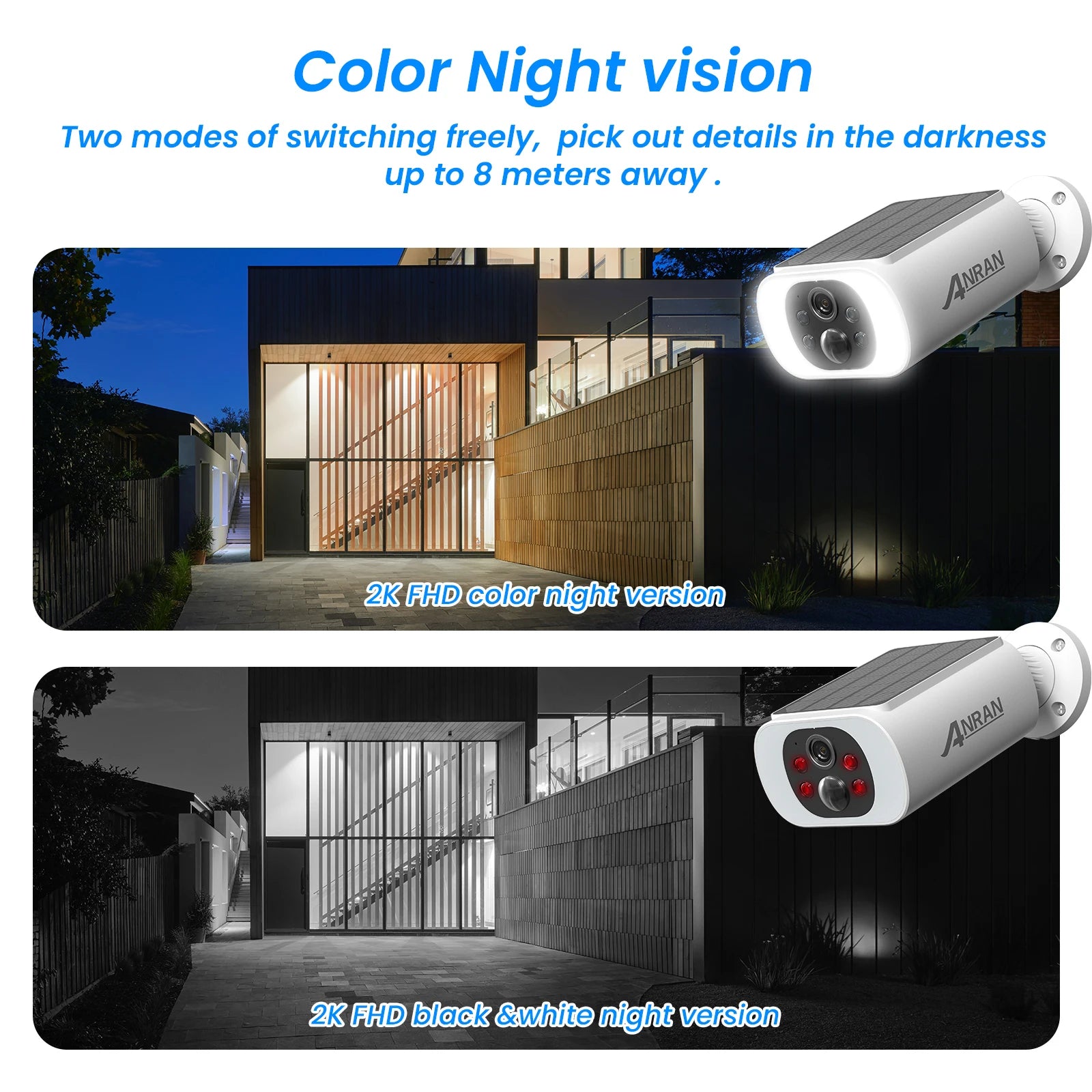 Solar WiFi Outdoor Security Camera Set
