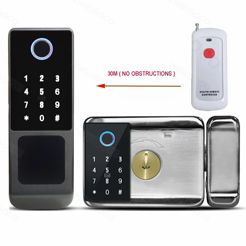 Tuya WiFi Fingerprint Smart Door Lock