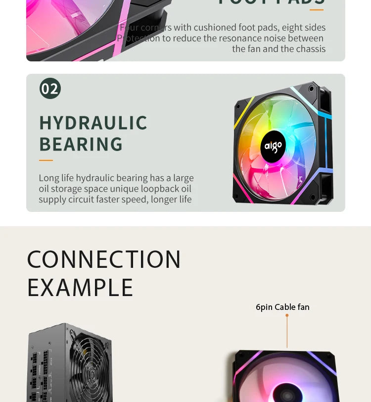 AM12 120mm ARGB PC Cooling Fan Kit