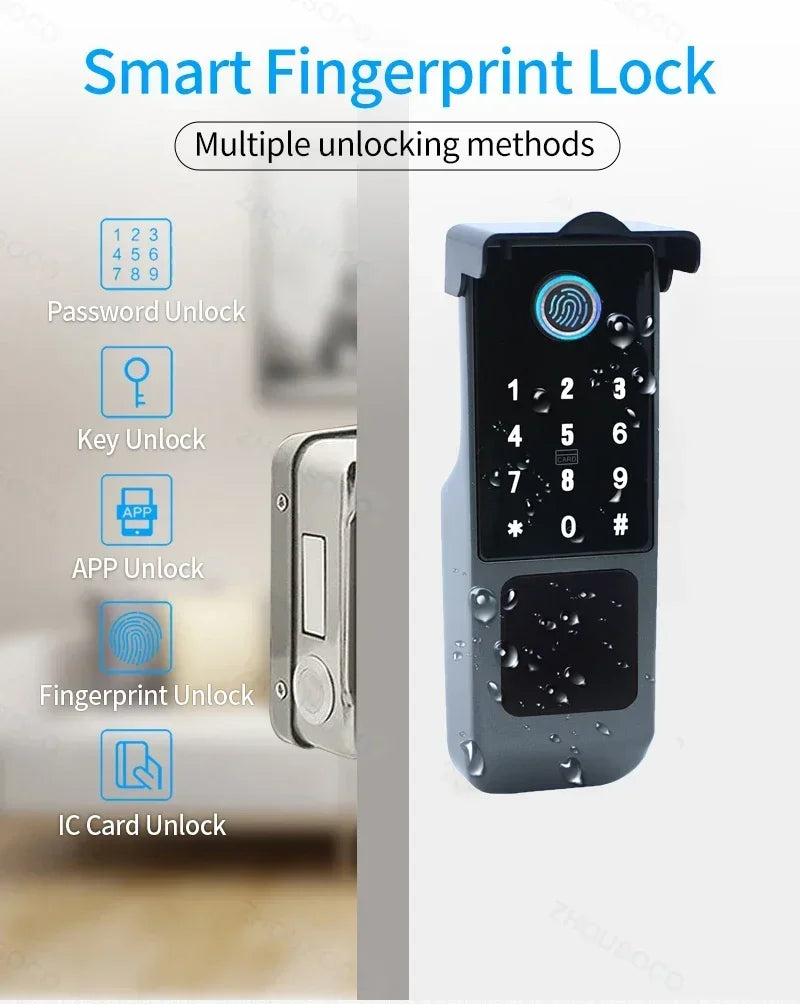 Tuya WiFi Fingerprint Smart Door Lock