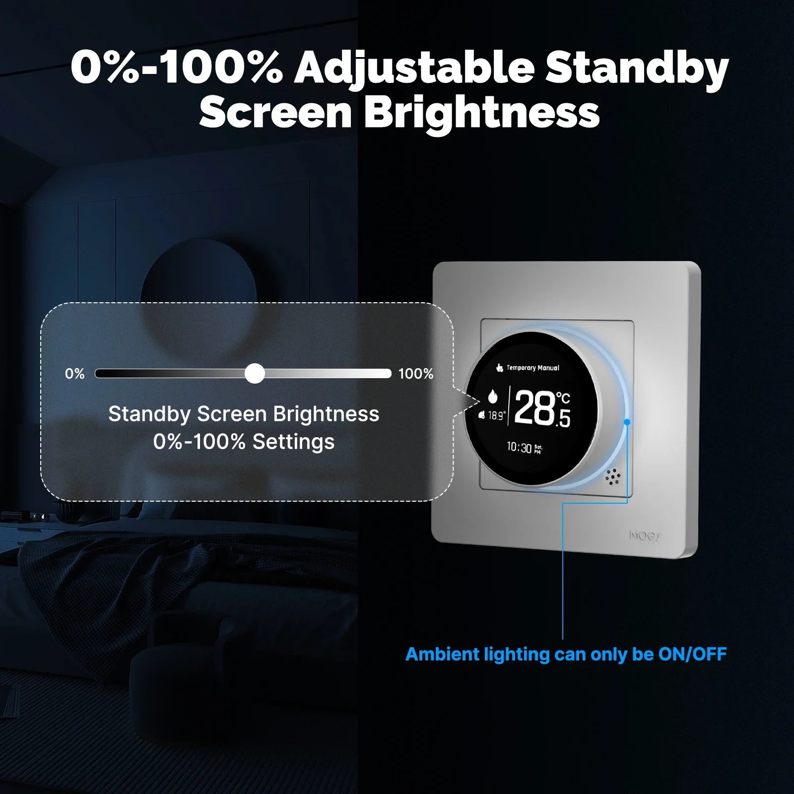 Tuya Zigbee Smart Knob Thermostat