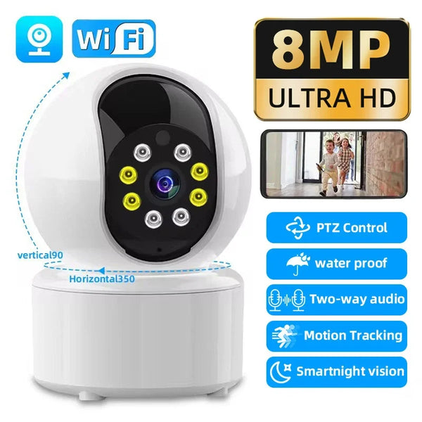 8MP Smart WiFi PTZ Indoor Security Camera