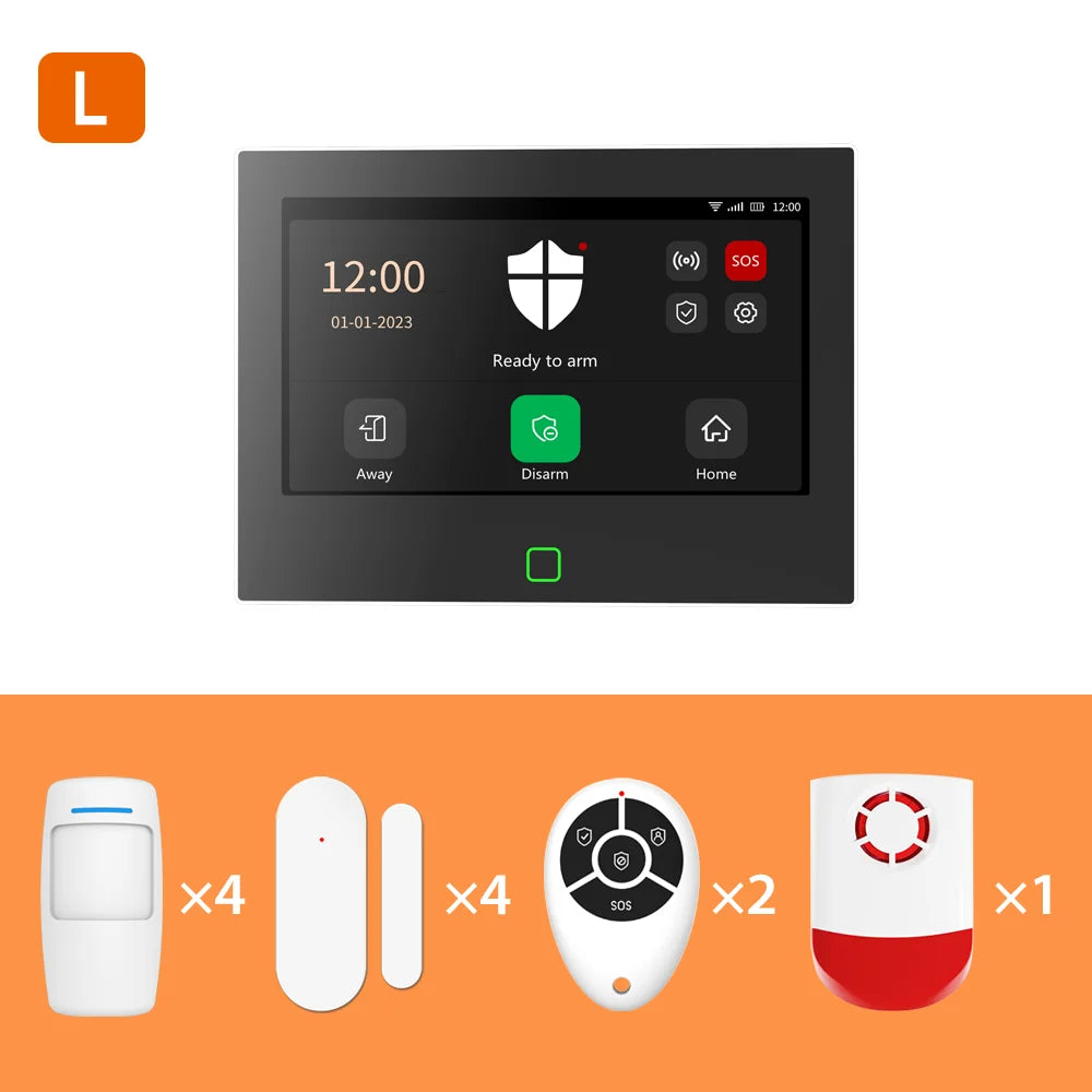 Staniot 7" WiFi 4G Smart Alarm System