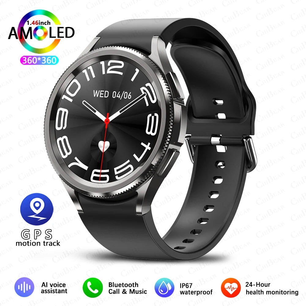Smart Watch 6 Classic Bluetooth Call Fitness & Health Tracker