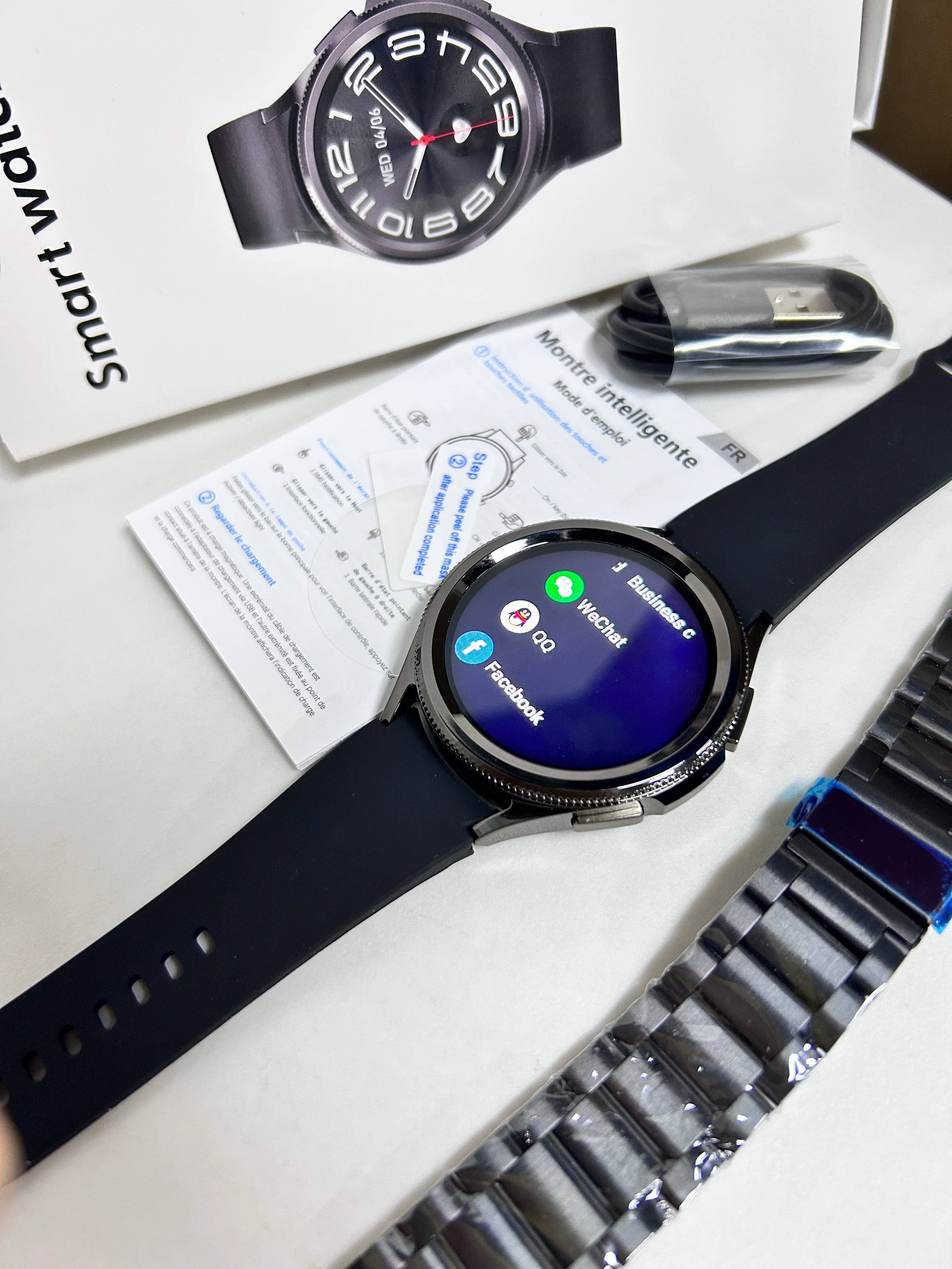 Smart Watch 6 Classic Bluetooth Call Fitness & Health Tracker