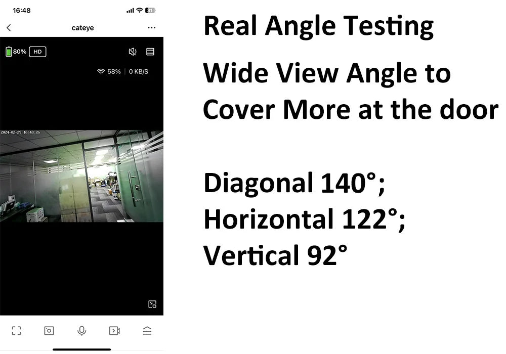 Tuya Smart Digital Peephole Camera