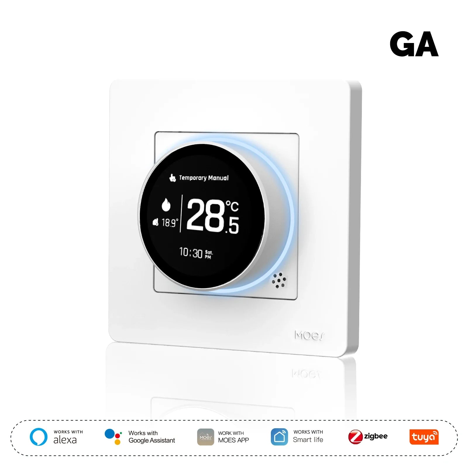 Tuya Zigbee Smart Knob Thermostat