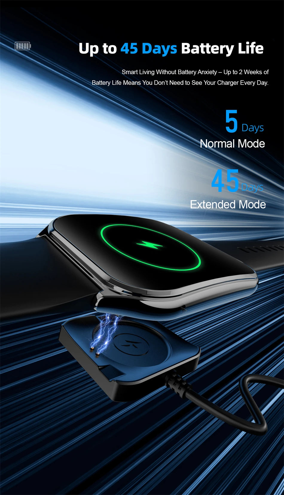 2025 Ultra-Thin 7.5mm Smartwatch with 1.96" AMOLED Display
