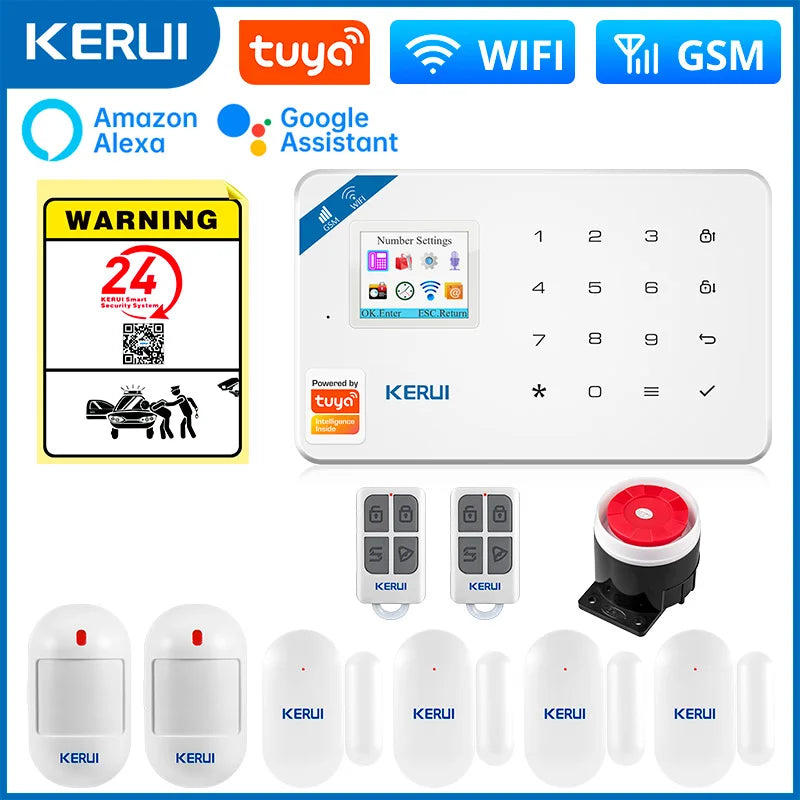 W181 Tuya Smart WiFi GSM Home Alarm