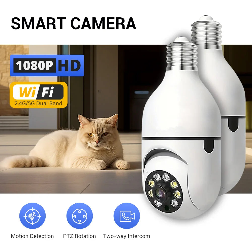 Ease Life WiFi 360° Light Bulb Security Camera