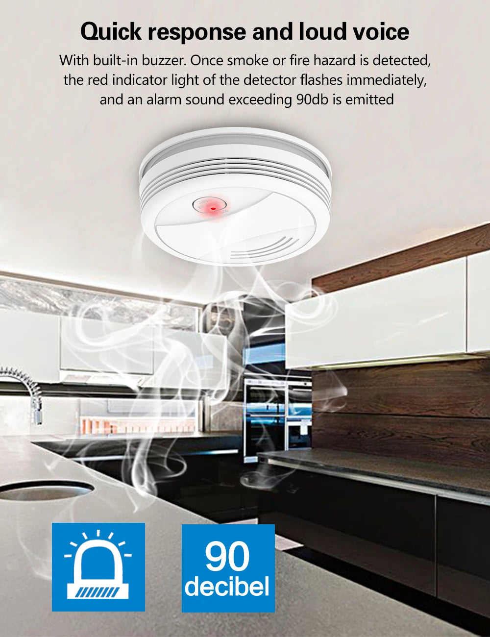 Tuya WiFi Smart Smoke Detector